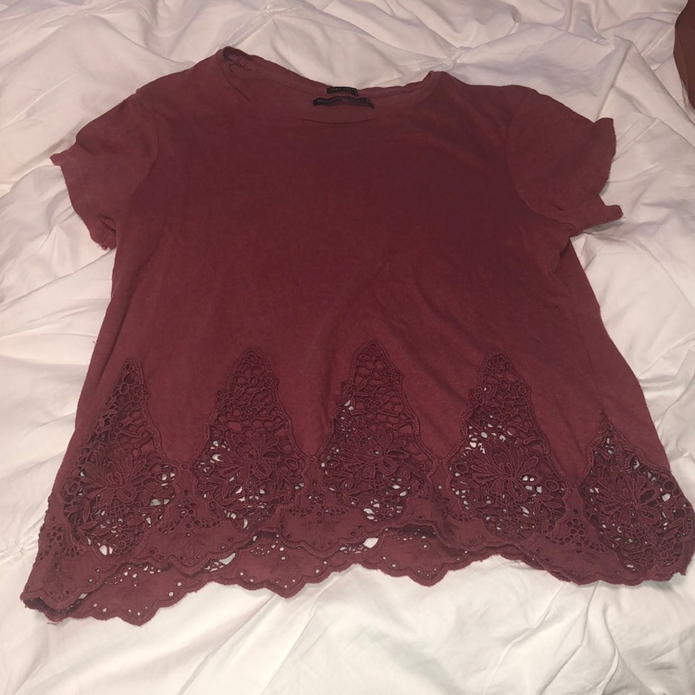 red top from abercrombie and fitch
